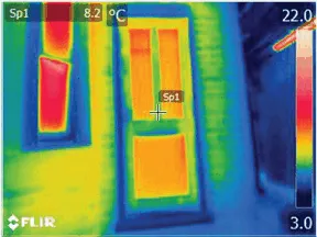 Infrared Timber Door