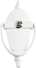 Affinity Urn Knocker - White - with Spyhole