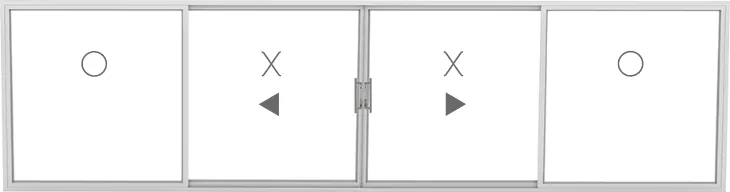 4 Panel Bifold - OXXO Configuration