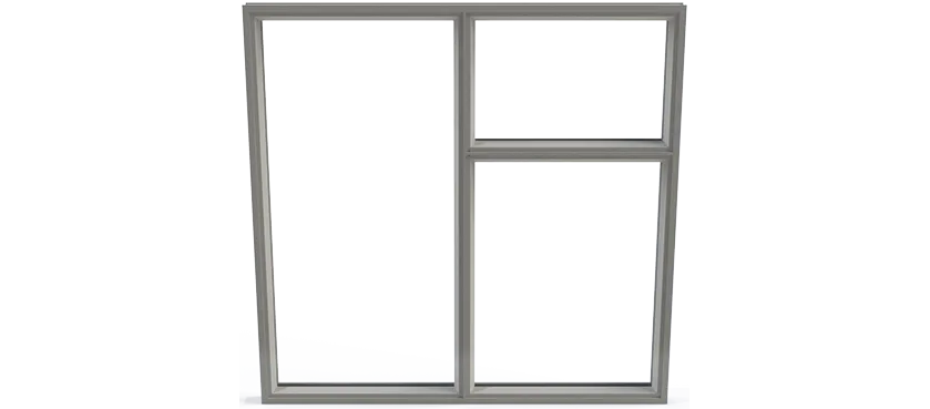 Double Pane Window with Top Opener
